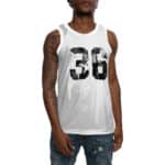 Wu-Tang Clan 36 Members Typography Art White NBA Jersey