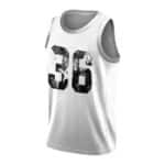 Wu-Tang Clan 36 Members Typography Art White NBA Jersey