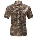 Wu-Tang Clan Barbed Wire Grunge Abstract Art Button-Up Shirt