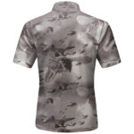 Wu-Tang Clan Bee Swarm Pattern Button-Up Shirt