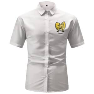 Wu-Tang Clan Bees & Sword Logo Art White Hawaiian Shirt