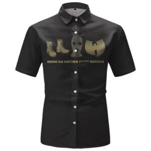 Wu-Tang Clan Bring Da Ruckus Balaclava Art Button-Up Shirt