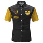 Wu-Tang Clan Cream Killer Bees Logo Art Dope Button-Up Shirt
