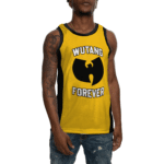 Wu-Tang Clan Forever 97 Art Yellow Black Basketball Jersey