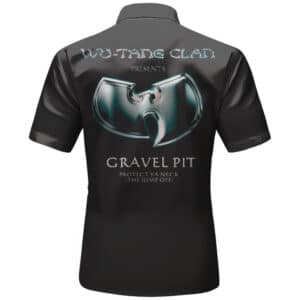 Wu-Tang Clan Gravel Pit Silver Logo Dope Button-Up Shirt