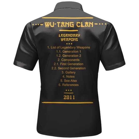 Wu-Tang Clan Legendary Weapons 2011 Artwork Dope Hawaiian Shirt