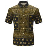 Wu-Tang Clan Logo Bandana Paisley Pattern Hawaiian Shirt