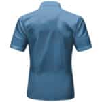 Wu-Tang Clan Members Cartoon Art Blue Button-Up Shirt