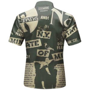 Wu-Tang Clan N.Y. State of Mind Poster Art Button-Up Shirt