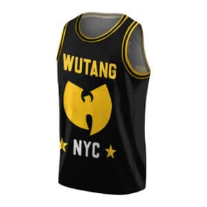 Wu-Tang Clan NYC 23 Logo Artwork Dope Black Basketball Shirt