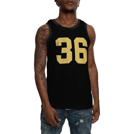 Wu-Tang Clan Protect Ya Neck Minimalist 36 Logo Basketball Shirt