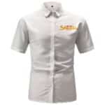 Wu-Tang Clan Shaolin Dragon Line Art Cool White Hawaiian Shirt