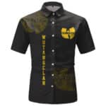 Wu-Tang Clan Shaolin Members Cartoon Art Badass Button-Up Shirt