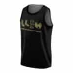 Bring The Ruckus Wu-Tang Clan Balaclava Logo Basketball Shirt