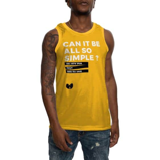 Can It Be All So Simple Wu-Tang Clan Lyrics Art Basketball Jersey