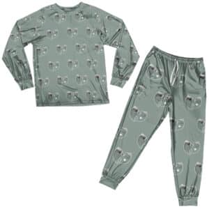 Hip-Hop Group Wu-Tang Clan Bird-Like Logo Pattern Pajamas