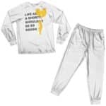Life As A Shorty Wu-Tang Clan Song Lyrics Art White Pajamas Set