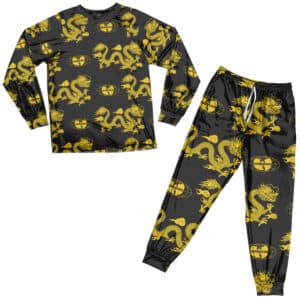 Rap Group Wu-Tang Clan Icon & Dragon Pattern Epic Pajamas