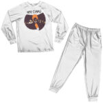 Rap Group Wu-Tang Clan Members Head Art Logo White Pajamas Set
