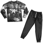 Rap Group Wu-Tang Clan Members Monochrome Photo Art Pajamas Set