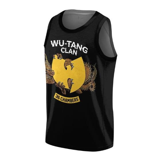 Wu-Tang Clan 36 Chambers Dragon Holding Logo Dope Basketball Shirt