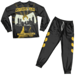 Wu-Tang Clan Atlanta City Poster Art Black Pajamas Set