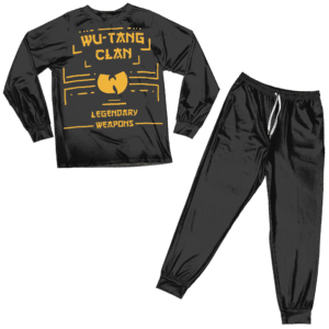 Wu-Tang Clan Legendary Weapons Typographic Art Pajamas