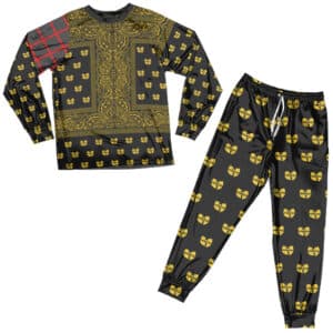 Wu-Tang Clan Logo Bandana Paisley Pattern Pajamas