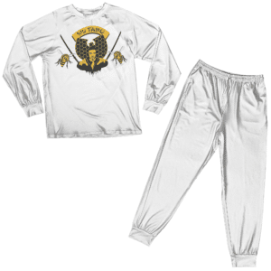 Wu-Tang Clan Method Man Killer Bees Cartoon Art White Pajamas Set