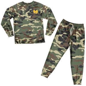 Wu-Tang Clan Minimalist Logo Camouflage Pattern Pajamas