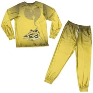 Wu-Tang Clan Shaolin Style Nike Shoes Yellow Pajamas