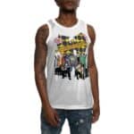 Wu-Tang Forever Members Cartoon Art White Basketball Jersey