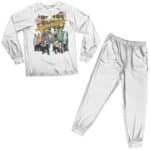 Wu-Tang Forever Members Cartoon Flower Art Pajamas Set