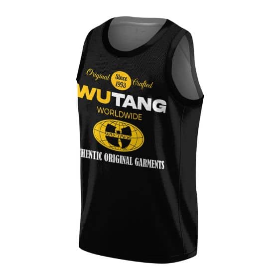Wu-Tang Worldwide 1993 Merch Artwork Black NBA Jersey