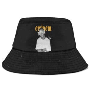 American Rapper Eminem Butterfly Monochrome Art Fisherman Hat