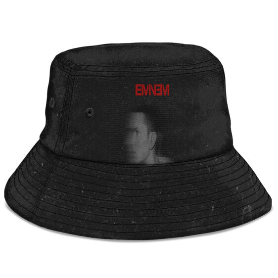 American Rapper Eminem Hazy Side View Photo Bucket Hat