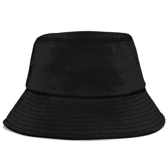 American Rapper Eminem Minimalist Name Logo Black Bucket Hat