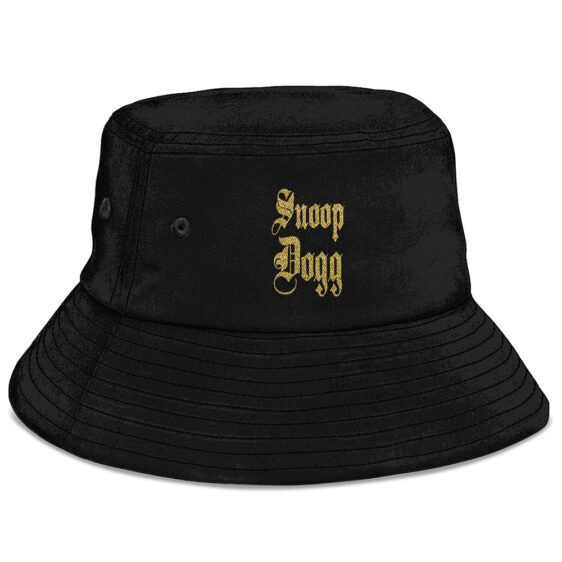 Please generate an highly converting, engaging and compelling product description text for the "American Rapper Snoop Dogg Gold Glitter Name Art Fisherman Hat". The description should effectively highlight the unique features and benefits of the product, captivating potential customers and enticing them to make a purchase. The aim is to create a vivid and enticing narrative that showcases the product's quality and functionality, leaving a lasting impression on the audience.