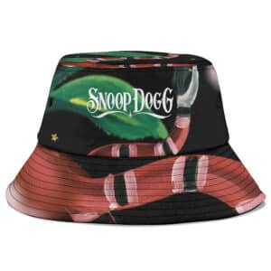 Cool Snoop Dogg X Gucci Snake Artwork Fisherman Hat