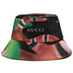 Cool Snoop Dogg X Gucci Snake Artwork Fisherman Hat