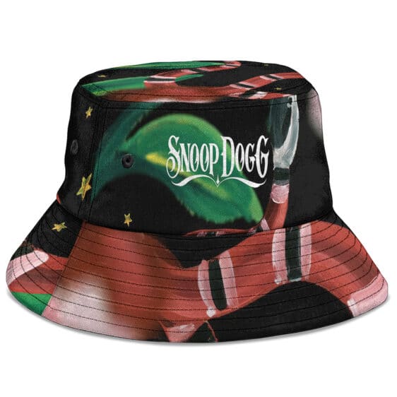 Cool Snoop Dogg X Gucci Snake Artwork Fisherman Hat