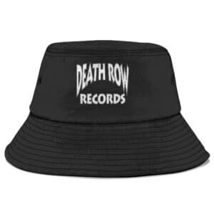 Death Row Records Logo Art Black Snoop Dogg Fisherman Hat