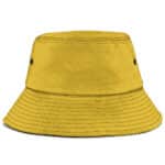 Death Row Records Minimalist Typography Art Yellow Bucket Hat