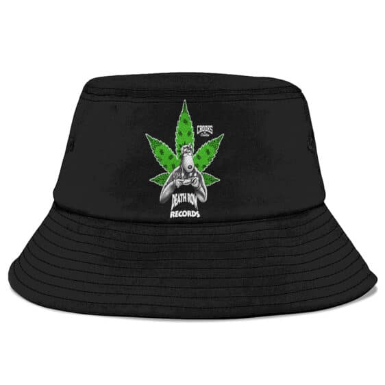 Death Row Records Snoop Dogg Weed Leaf Art Bucket Hat