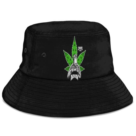 Death Row Records Snoop Dogg Weed Leaf Art Bucket Hat