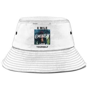 Eminem 8 Mile Lose Yourself 2002 Photo Art White Bucket Hat