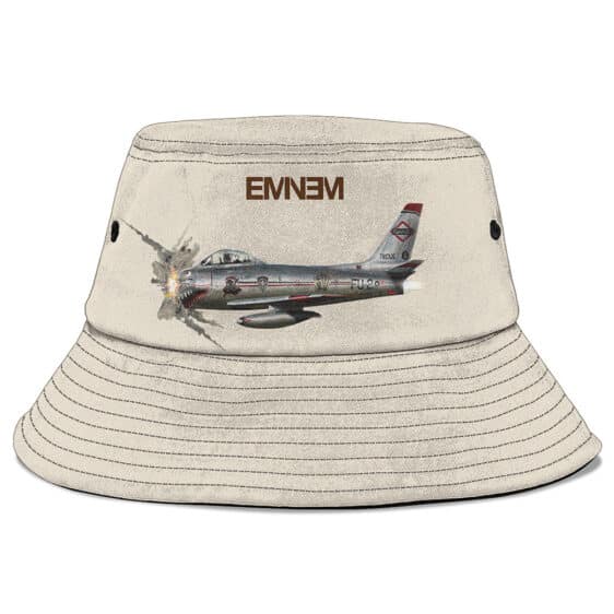 Eminem Kamikaze Fighter Jet Logo Epic Bucket Hat