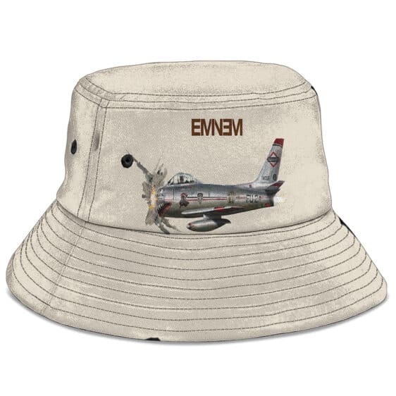 Eminem Kamikaze Fighter Jet Logo Epic Bucket Hat