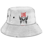 Eminem Love The Way You Lie Steel Heart Logo Bucket Hat