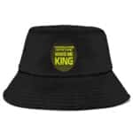 Eminem Make Me King Lyrics Vibrant Typography Art Bucket Hat